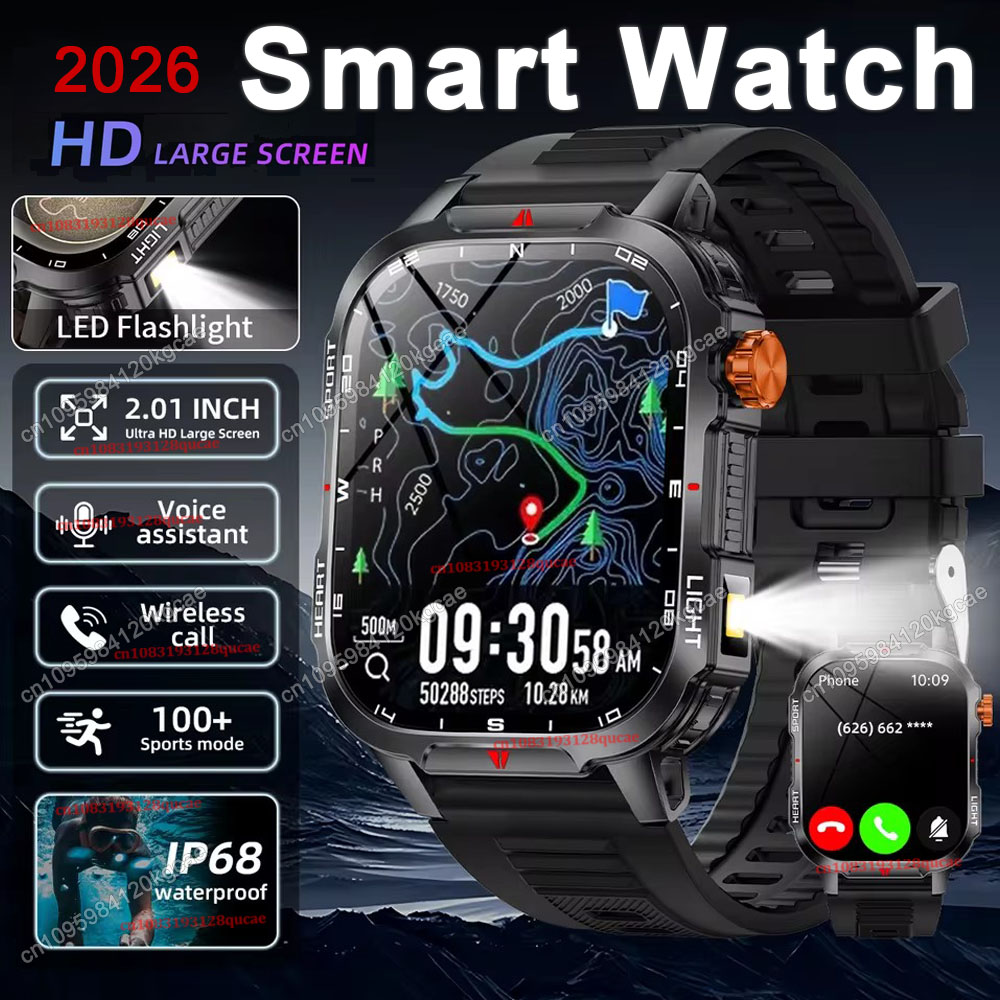 Gym Floor Mats - Reloj Inteligente Militar Resistente 2026 con