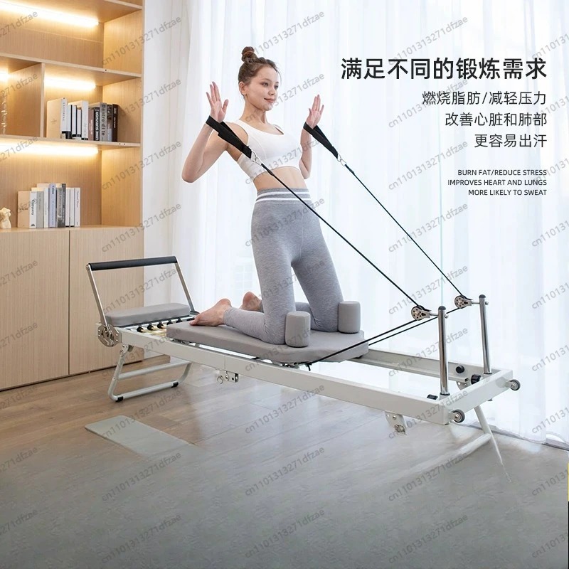 Yoga Fitness Pilates Reformer - Equipo de Pilates Reformer para Ejercicio