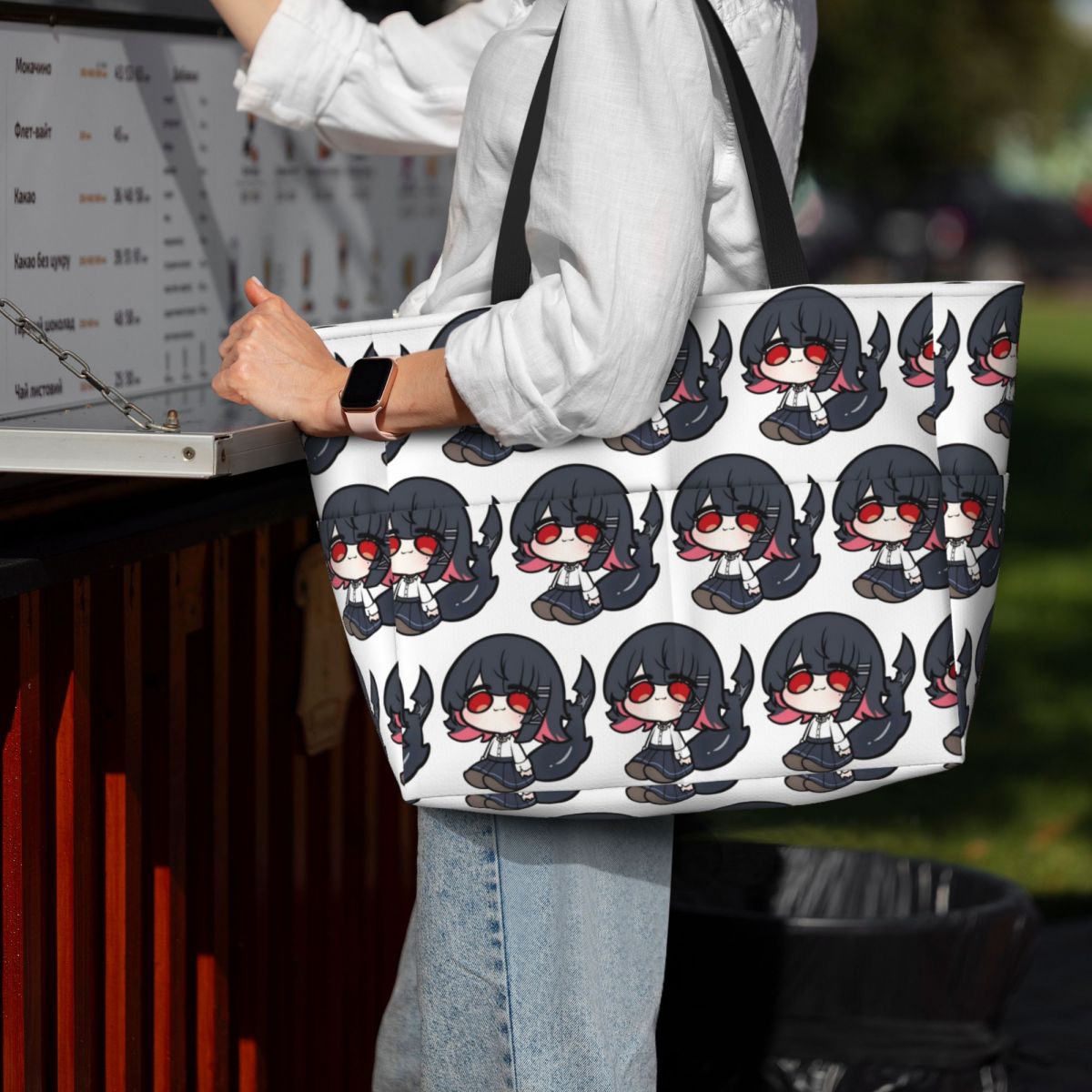 Yoga Fitness Zone - Bolsa de Playa Chibi de Anime