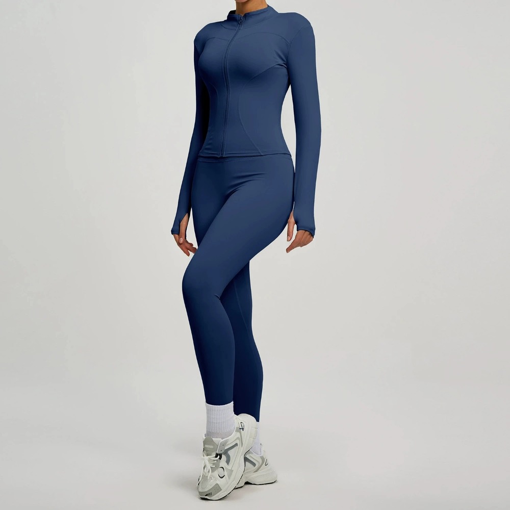 Yoga Fitness Jacket - Conjunto de 2 piezas de chaqueta