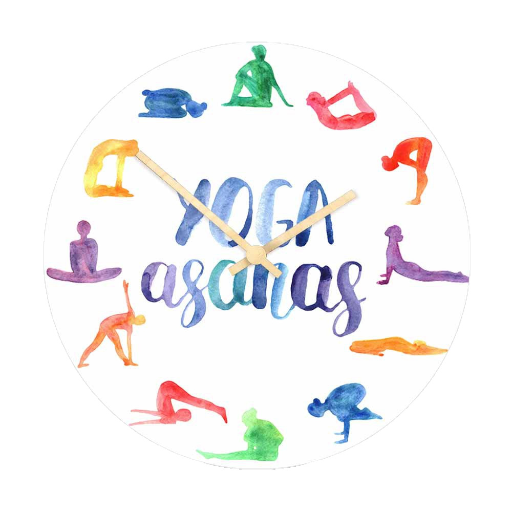 Reloj de Pared de Yoga con Dis - Yoga Fitness Gifts reseña y precio