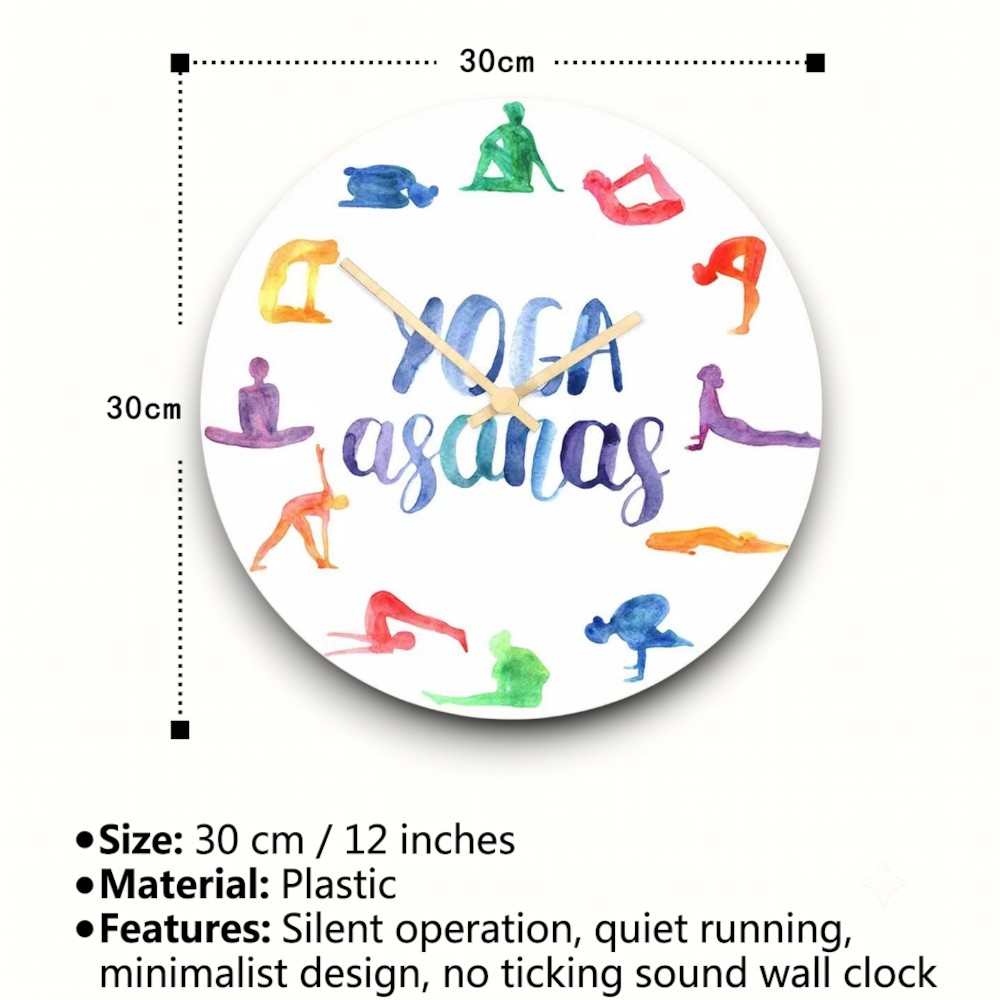 Reloj de Pared de Yoga con Dis - Yoga Fitness Gifts reseña y precio