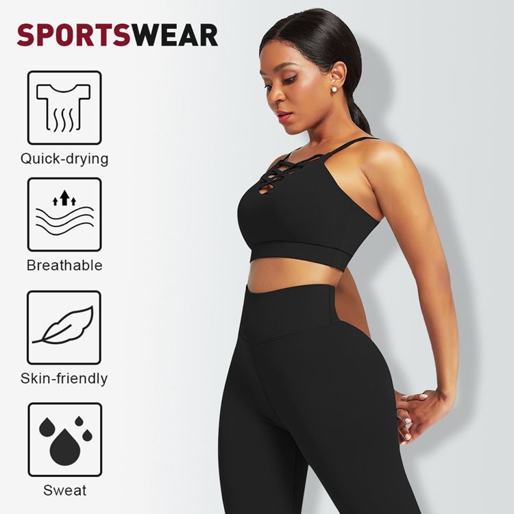 Conjunto Deportivo de Yoga par - Yoga Fitness Wear reseña y precio