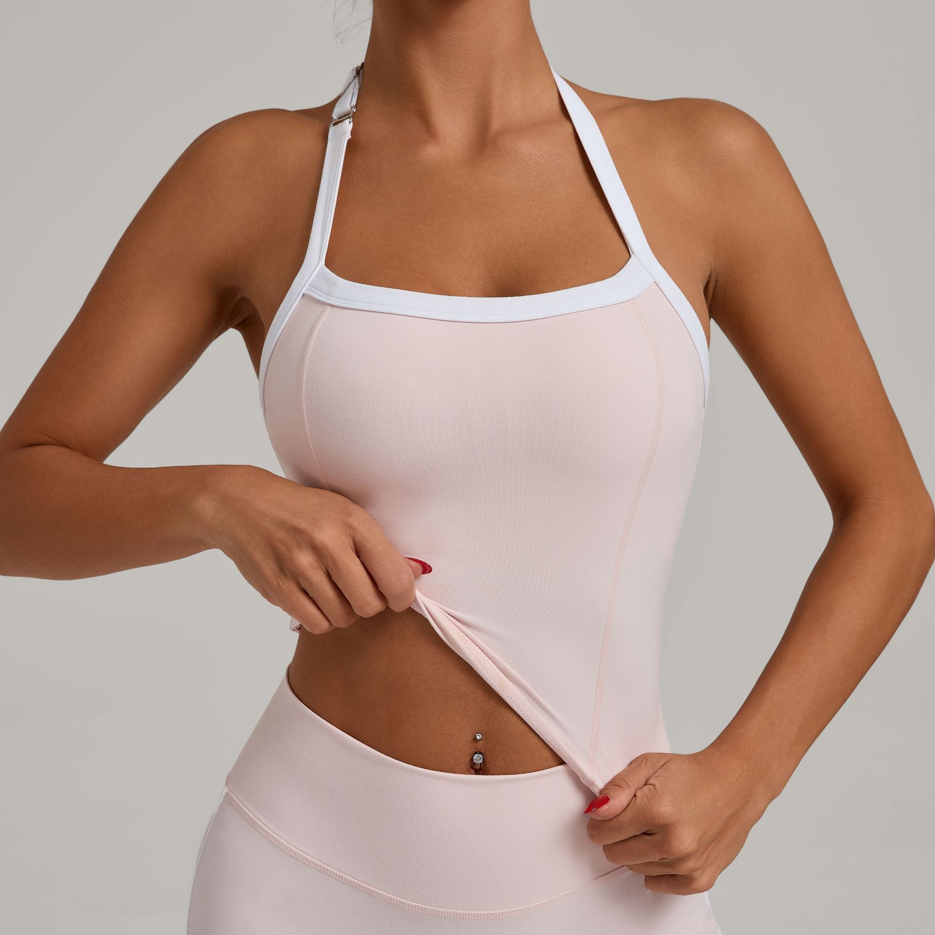 Sujetador deportivo con cuello - Yoga Blocks reseña y precio