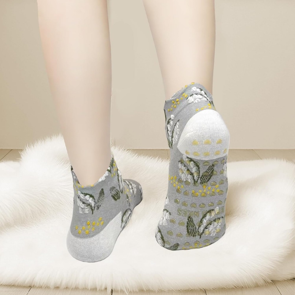 Calcetines de yoga con estampa - Yoga Fitness Wear reseña y precio