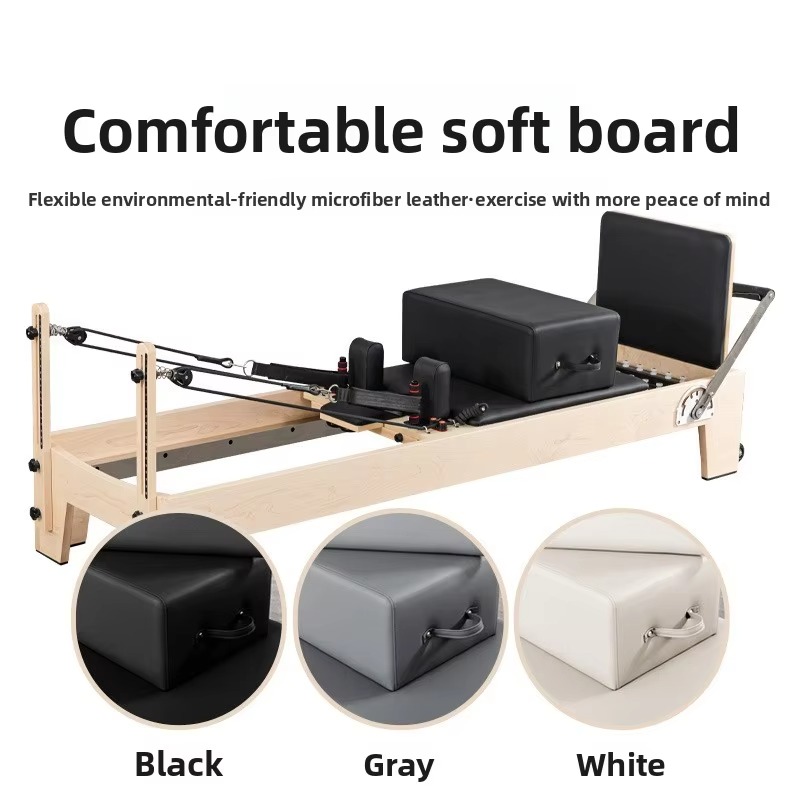 Cama de Pilates de Madera de A - Yoga Fitness Pilates Reformer reseña y precio