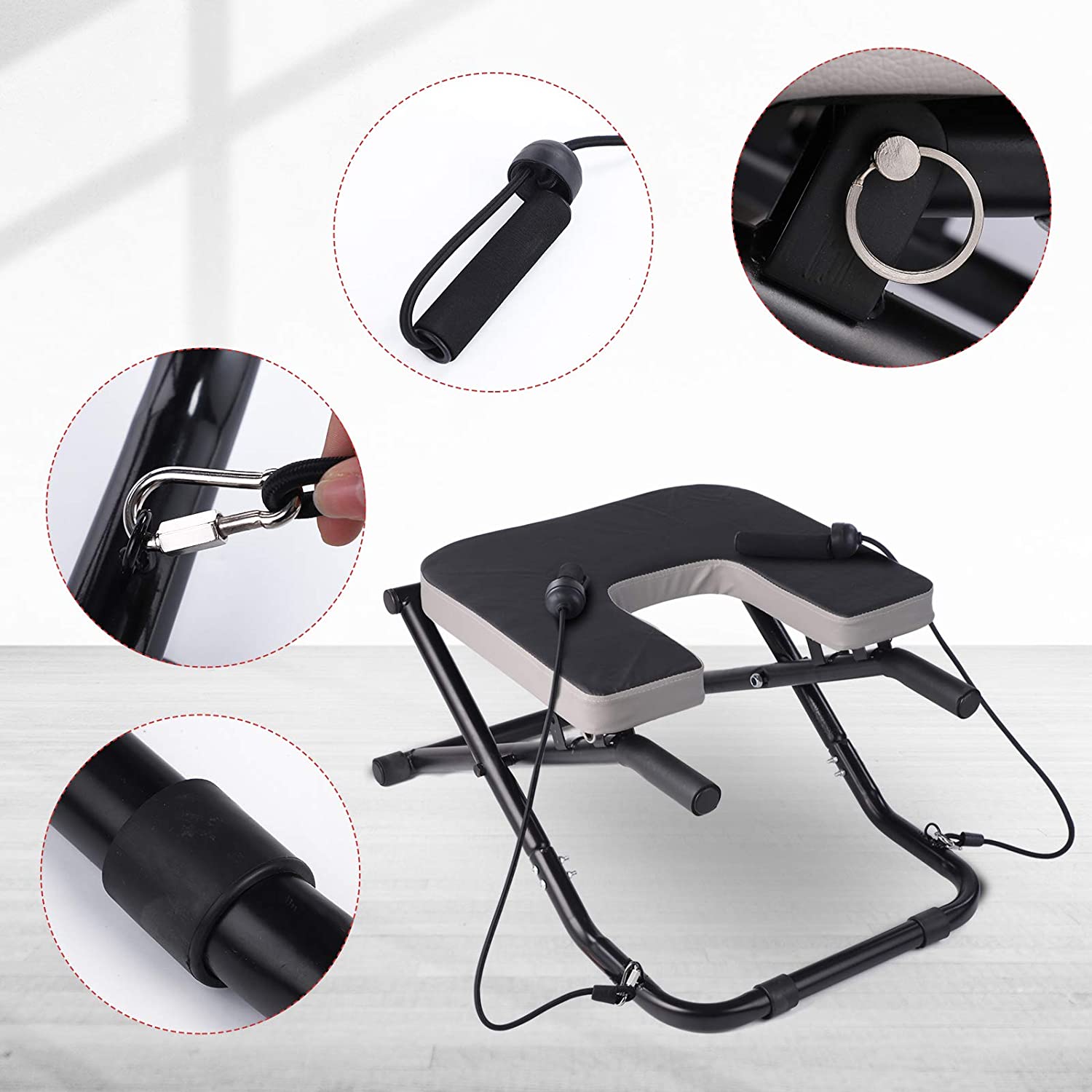 Silla plegable ajustable para  - Yoga Fitness Band reseña y precio