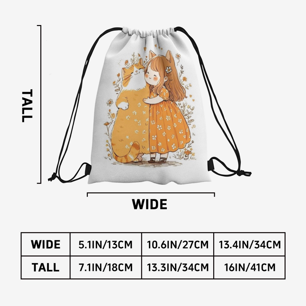 Mochila con Cordón y Estampado - Yoga Fitness Gifts reseña y precio