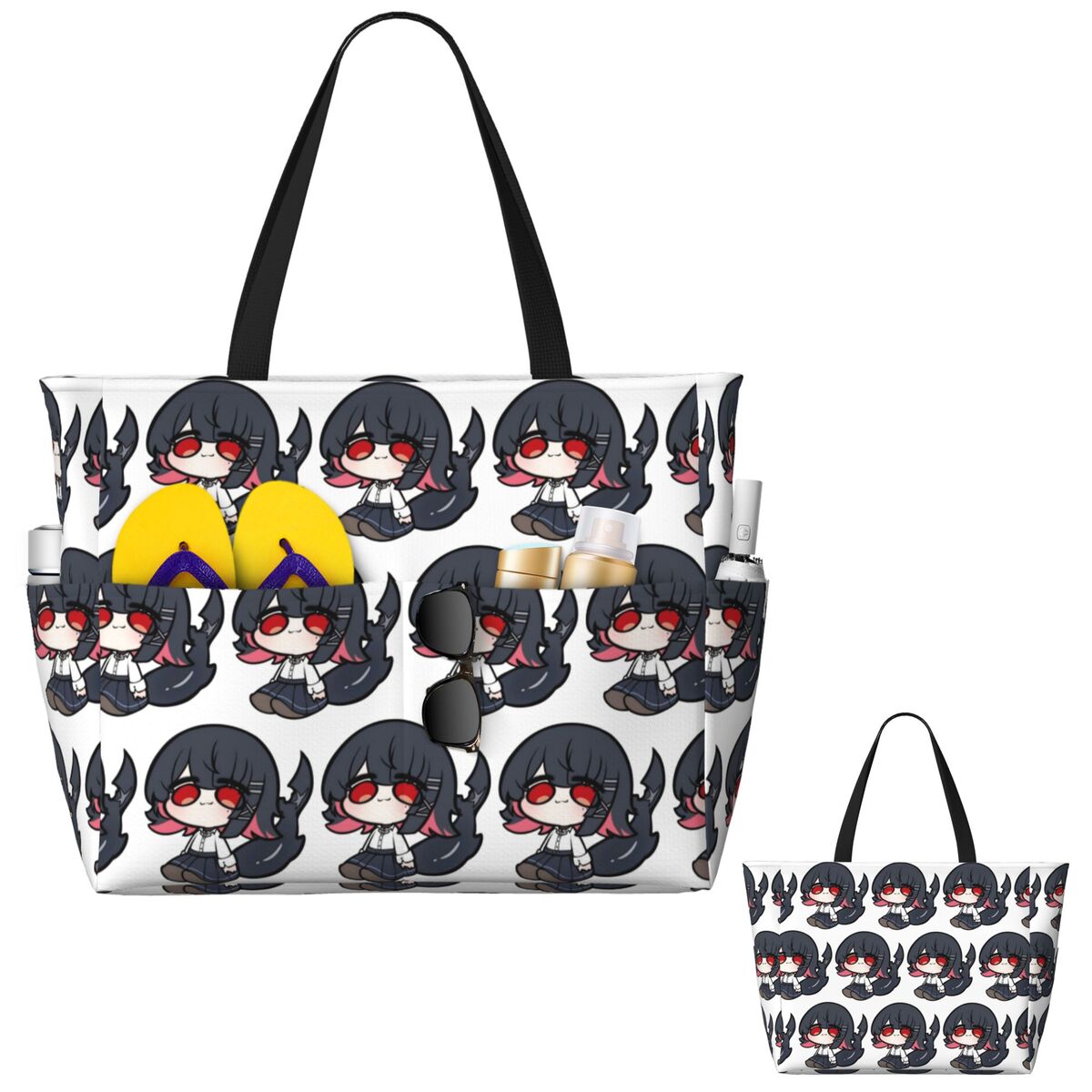 Bolsa de Playa Chibi de Anime  - Yoga Fitness Zone reseña y precio