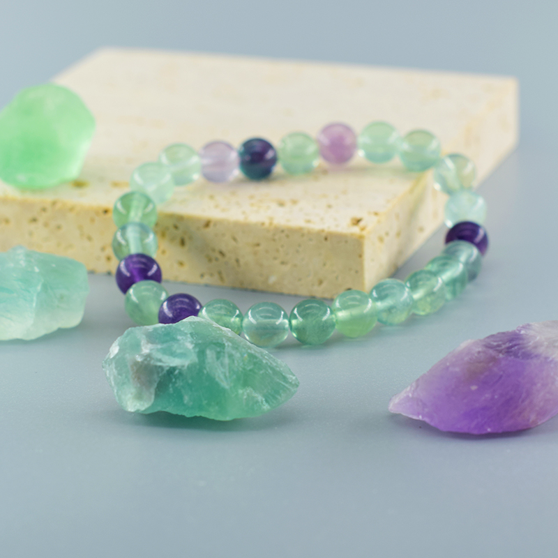 Pulsera de fluorita con piedra - Yoga Fitness Gifts reseña y precio