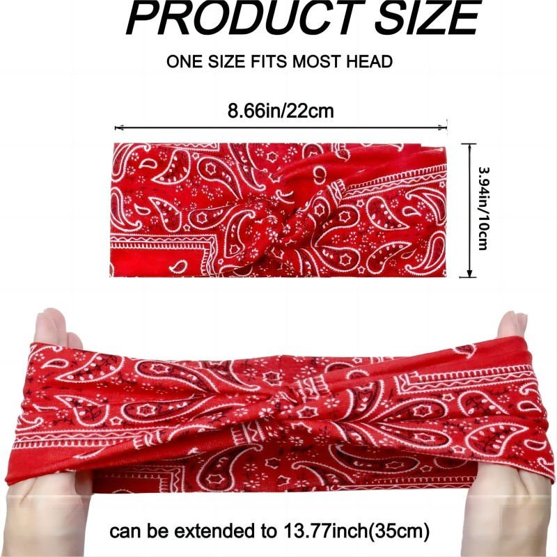 Diademas elásticas con estampa - Yoga Fitness Band reseña y precio